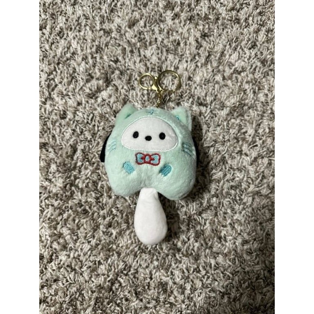 Sanrio Pochacco Cat Costume Plush Keychain
